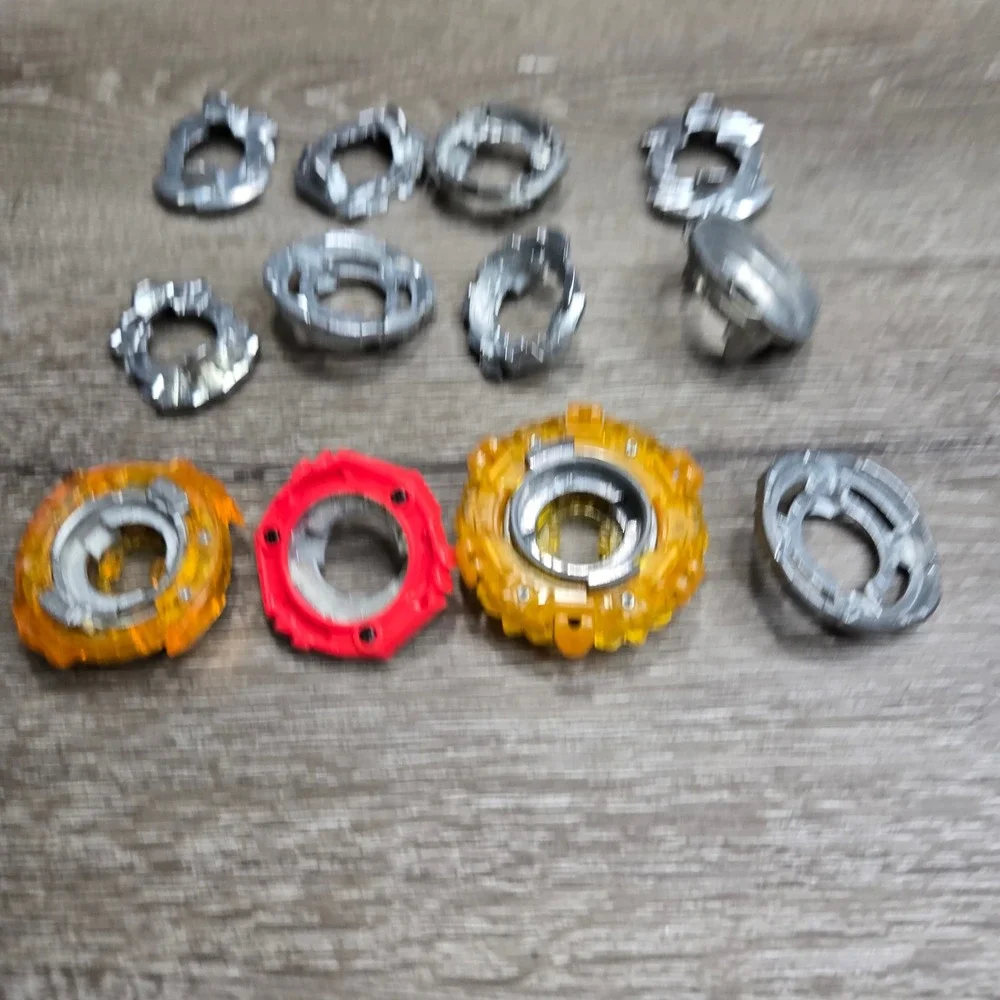 Beyblade Burst Forge Discs Frames Core Armor Lot 12 Assorted Multicolor Parts